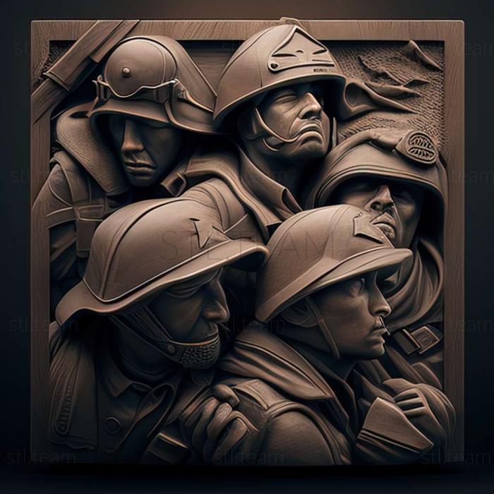 3D model Company of Heroes Opposing Fronts game (STL)